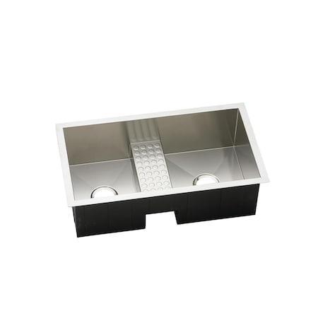 Elkay Crosstown 16 Gauge Stainless Steel 33 X 18-1/2 X 10 40/60 Double Bowl Undermount Sink EFULB331810CDB